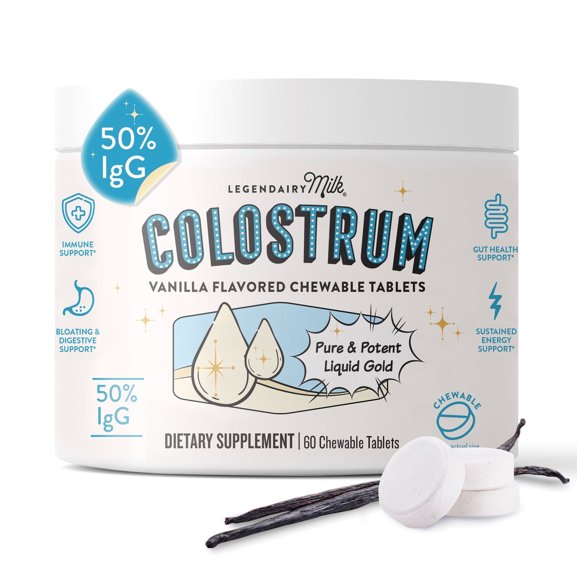 Colostrum Chewable Tablets - Legendairy Milk