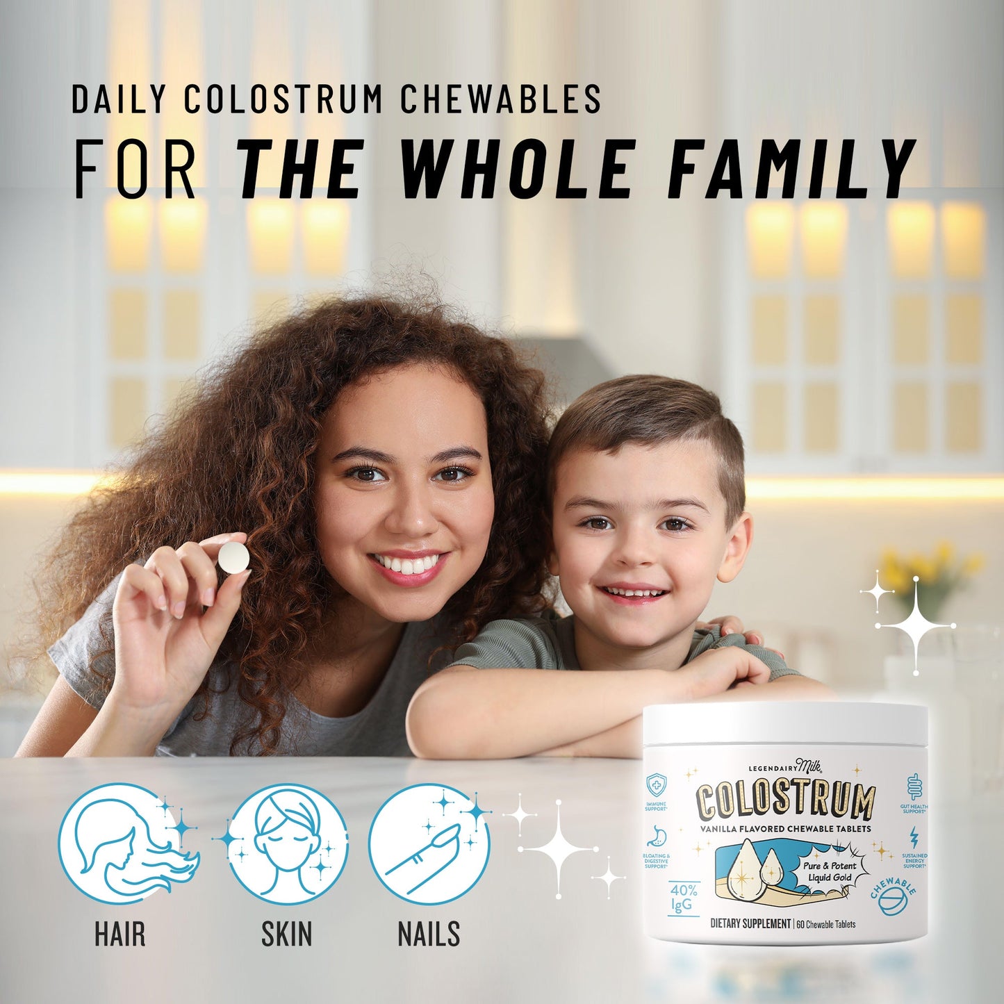 Colostrum Chewable Tablets - Legendairy Milk