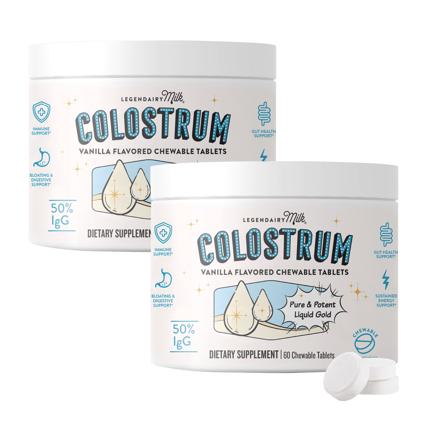 Colostrum Chewable Tablets - Legendairy Milk