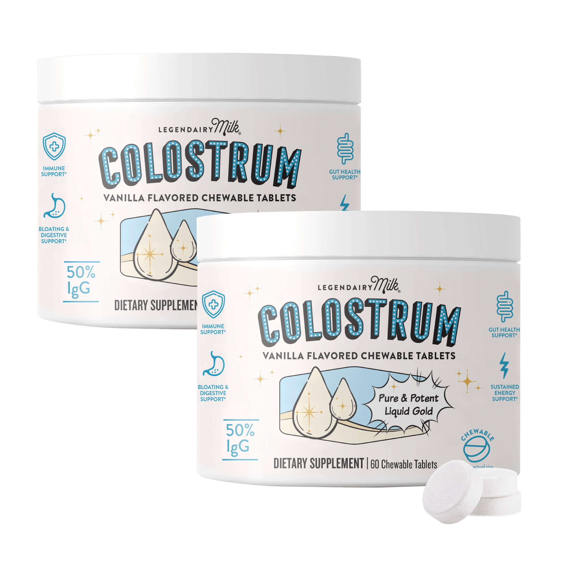 Colostrum Chewable Tablets - Legendairy Milk