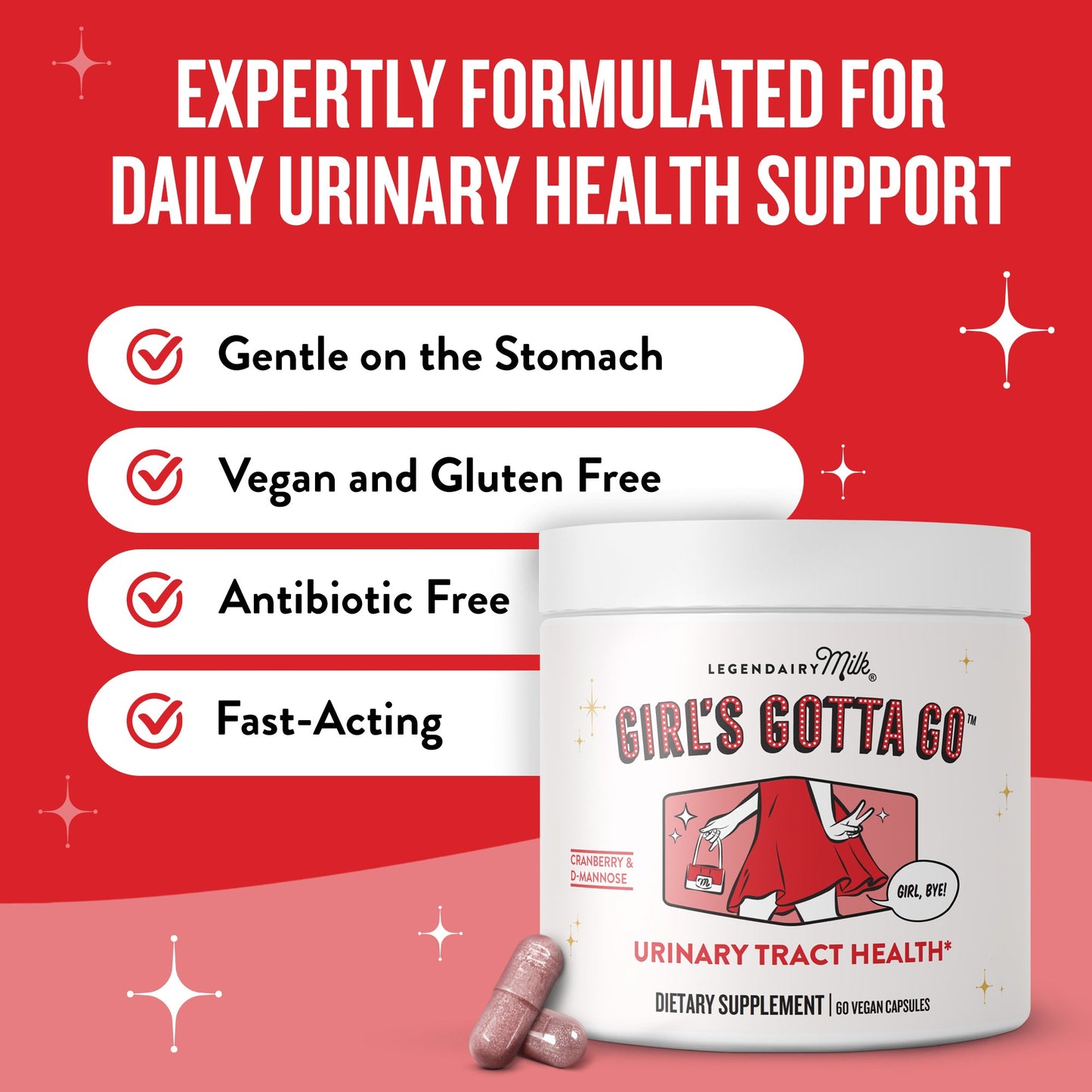 Girl’s Gotta Go™ Urinary Tract Health - Legendairy Milk