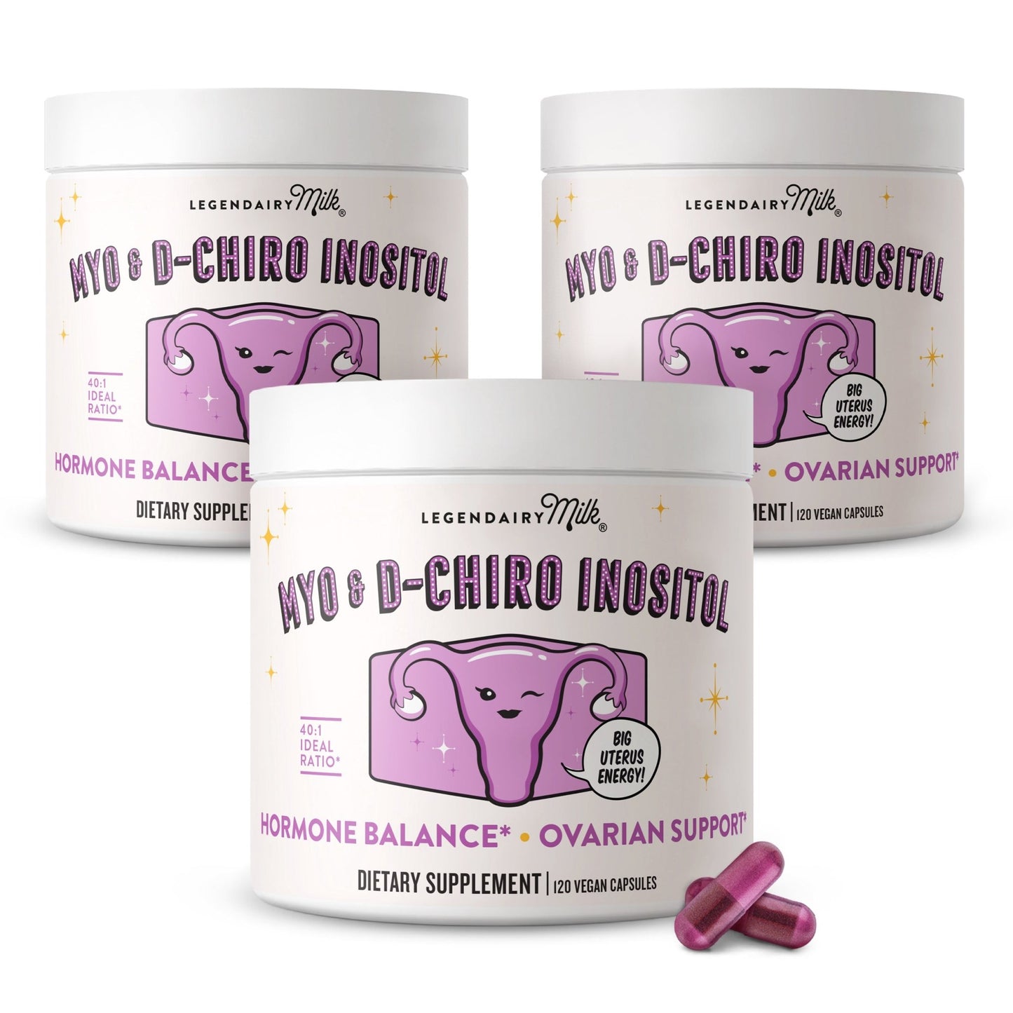Myo & D - Chiro Inositol Capsules - Legendairy Milk