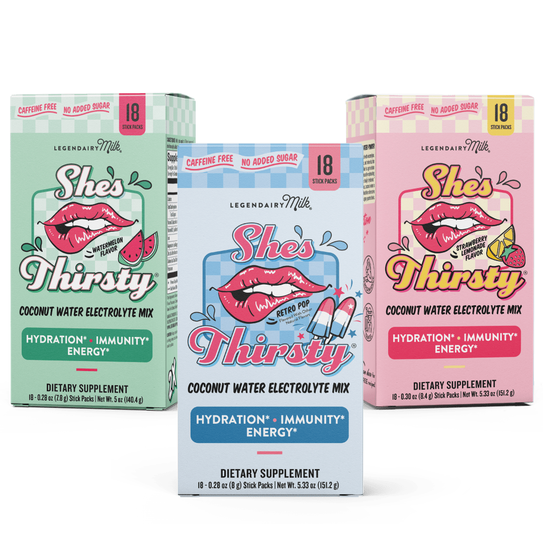She’s Thirsty® Coconut Water Electrolyte Mix - Legendairy Milk