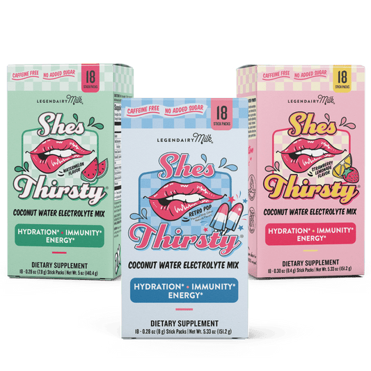 She’s Thirsty® Coconut Water Electrolyte Mix - Legendairy Milk