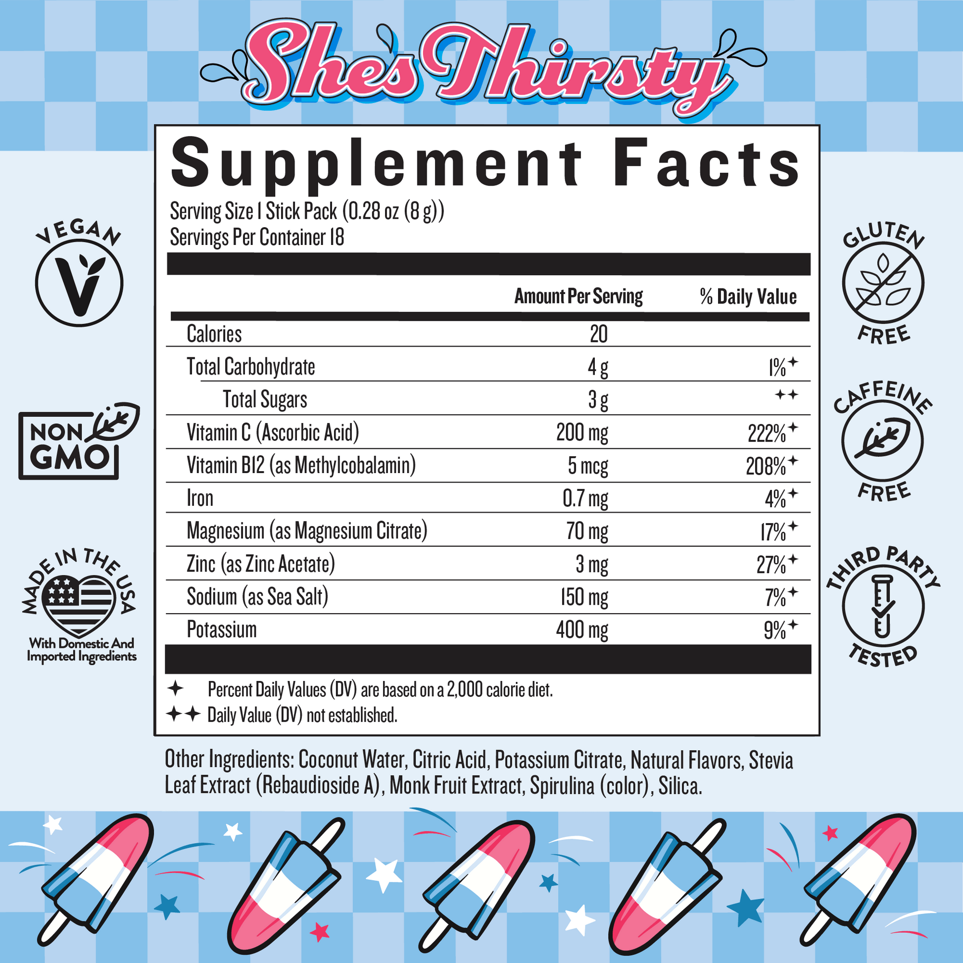 She’s Thirsty® Coconut Water Electrolyte Mix - Legendairy Milk
