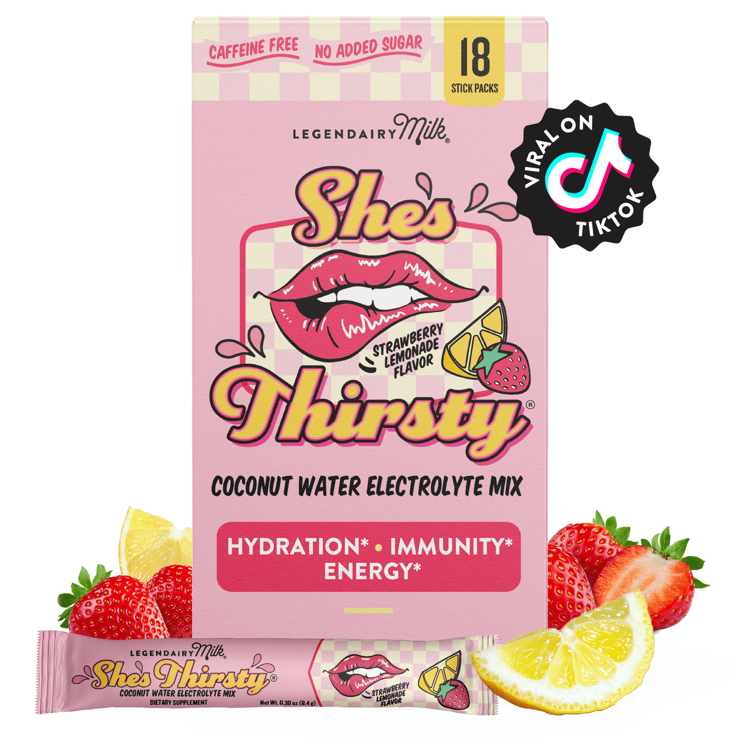 She’s Thirsty Coconut Water Electrolyte Mix - Legendairy Milk