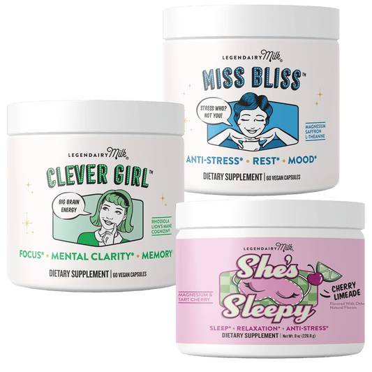 Stress, Sleep & Focus Support Bundle - Legendairy Milk