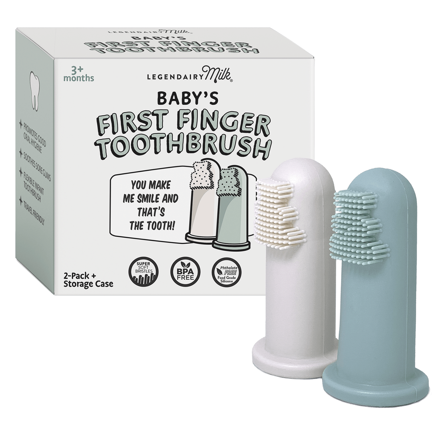 Baby's First Finger Toothbrush - Legendairy Milk