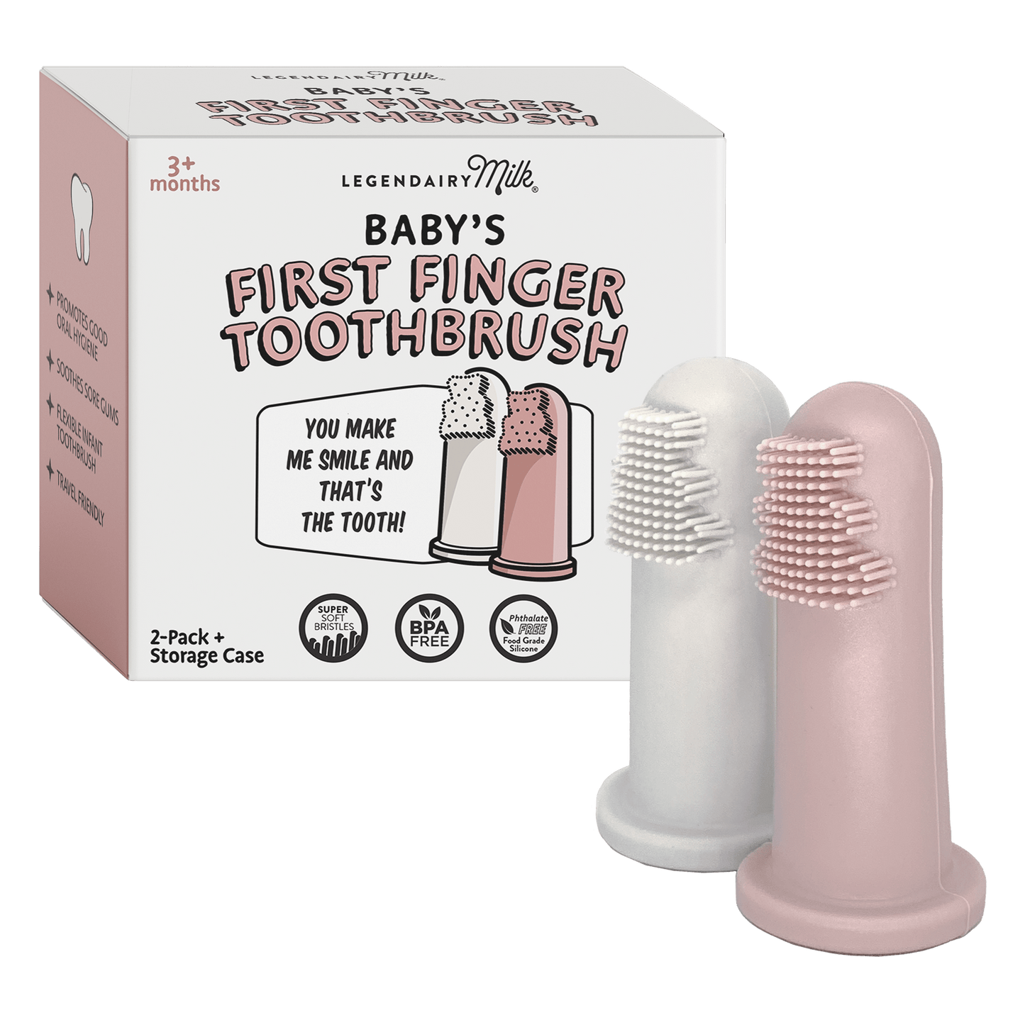 Baby's First Finger Toothbrush - Legendairy Milk