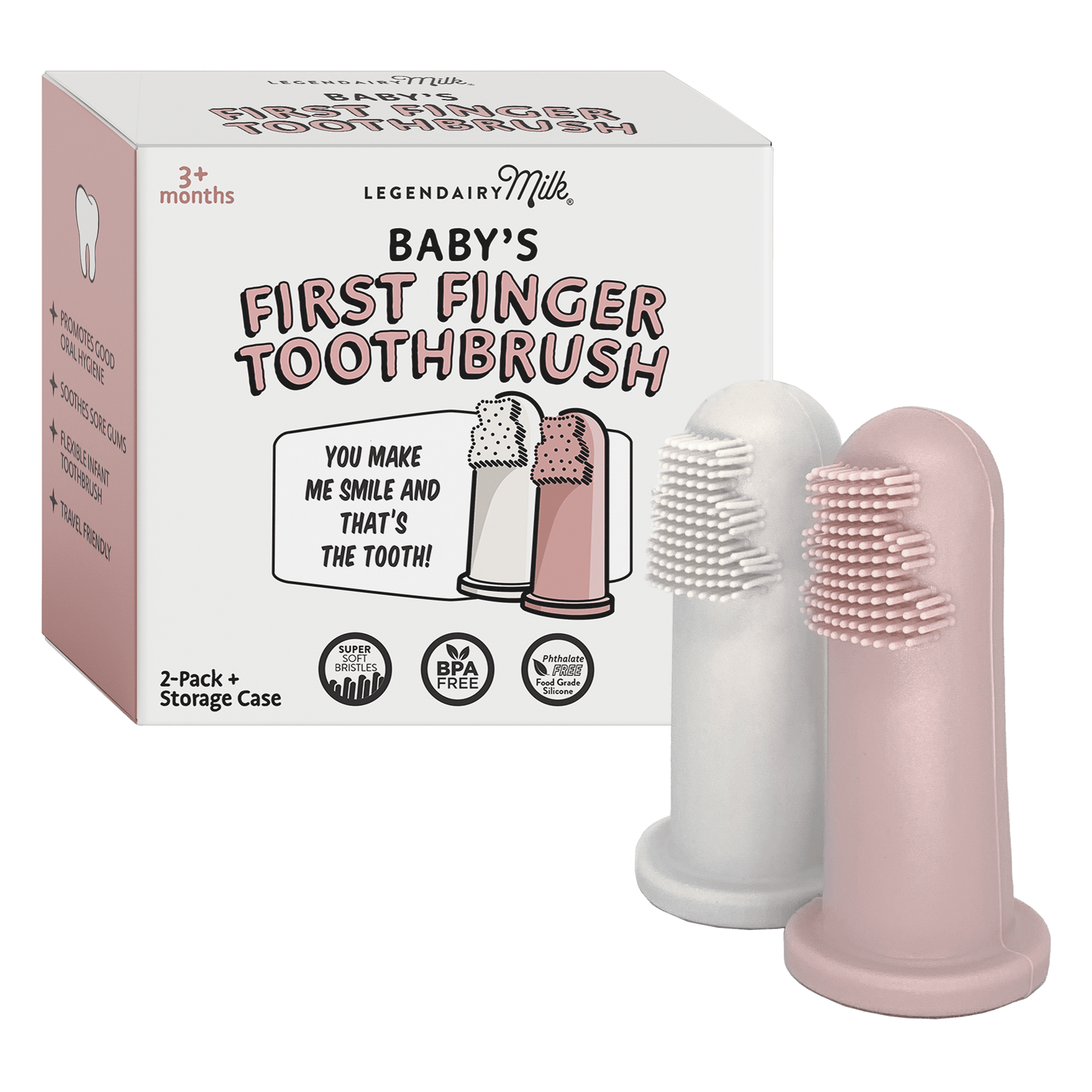 Baby's First Finger Toothbrush - Legendairy Milk