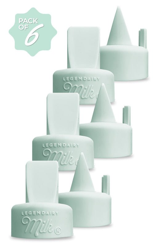 Mini Duckbill Valves with Pull Tab - Compatible with Lansinoh Breast Pumps - Legendairy Milk