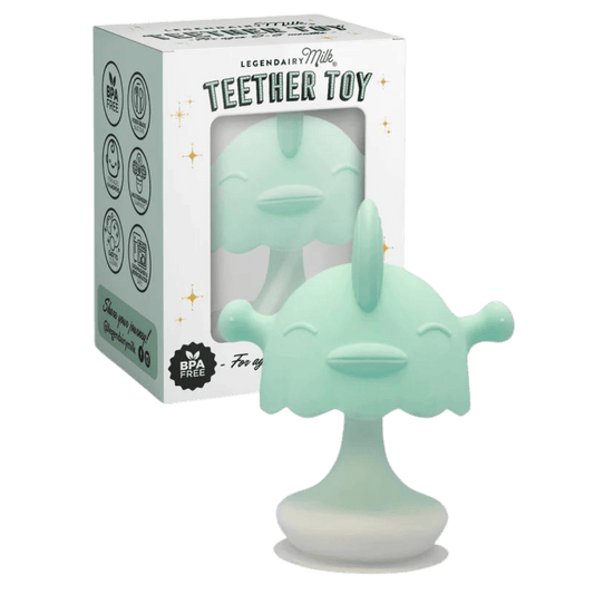 Silicone Teething Toy - Mint Green - Legendairy Milk