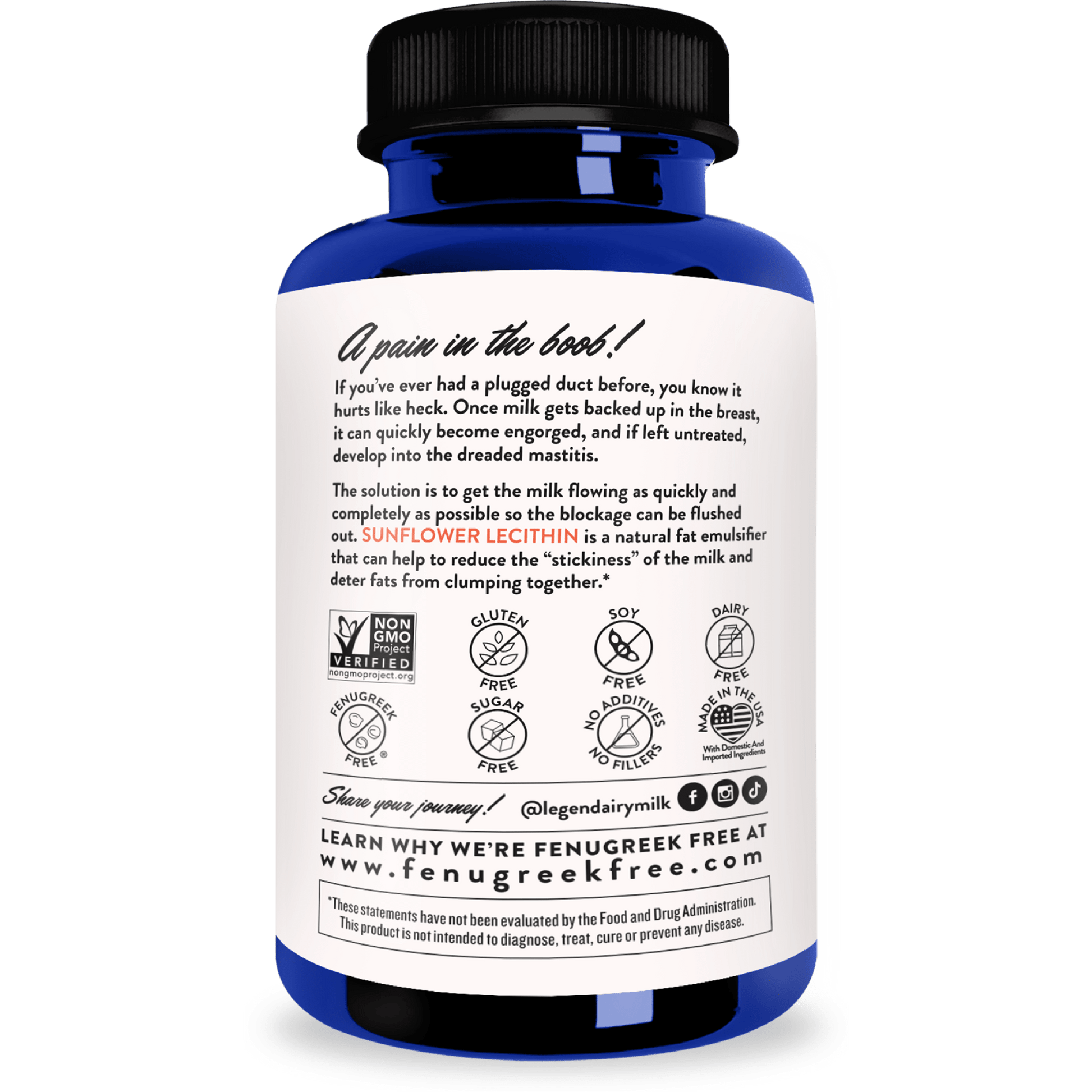 Sunflower Lecithin - Legendairy Milk