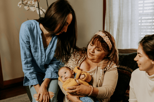 Generation of women with baby