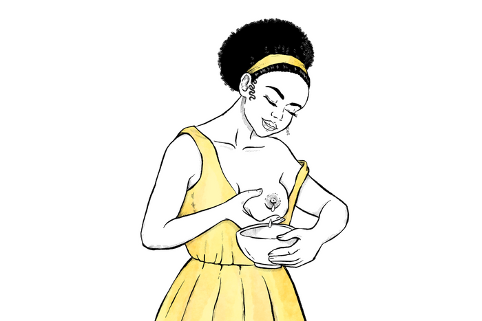 Woman Hand Expressing