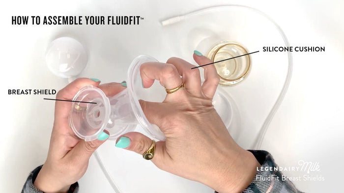 How to Assemble Your FluidFit Breast Shields - Legendairy Milk