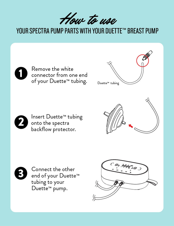 How to Hack Spectra Pump Parts with Your Duette™ Breast Pump - Legendairy Milk