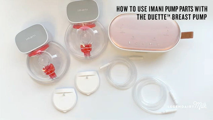 How to Use Imani Pump Parts with Your Duette™ Breast Pump - Legendairy Milk