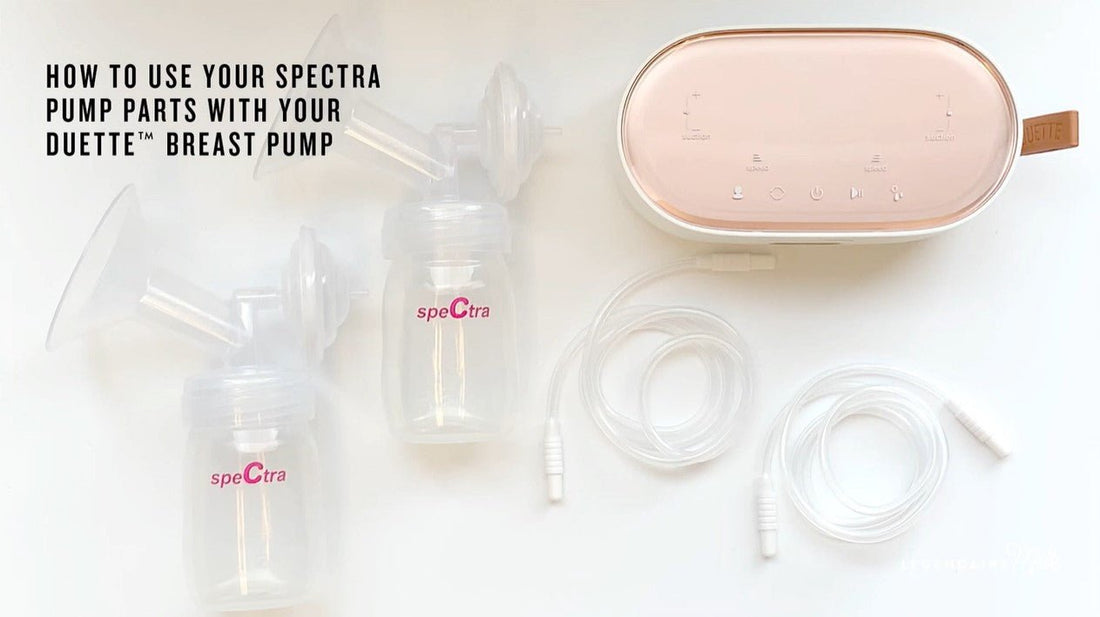 How to Use Spectra Pump Parts with Your Duette™ Breast Pump