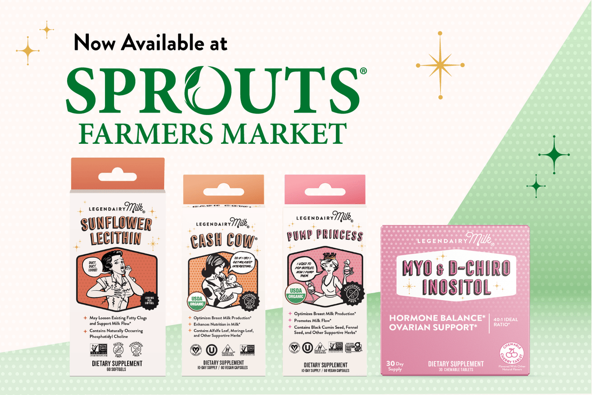 Legendairy Milk Now at Sprouts: Lactation & Wellness Support on Your Grocery Run - Legendairy Milk
