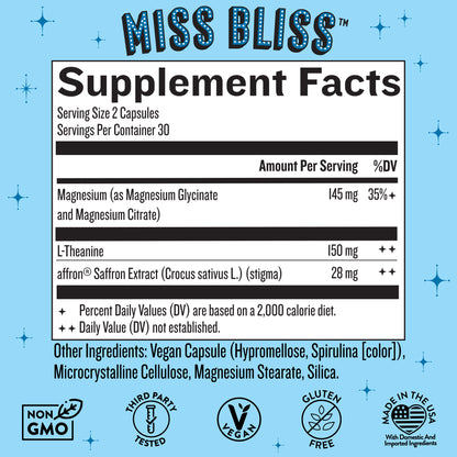 Miss Bliss™ Anti-Stress Support