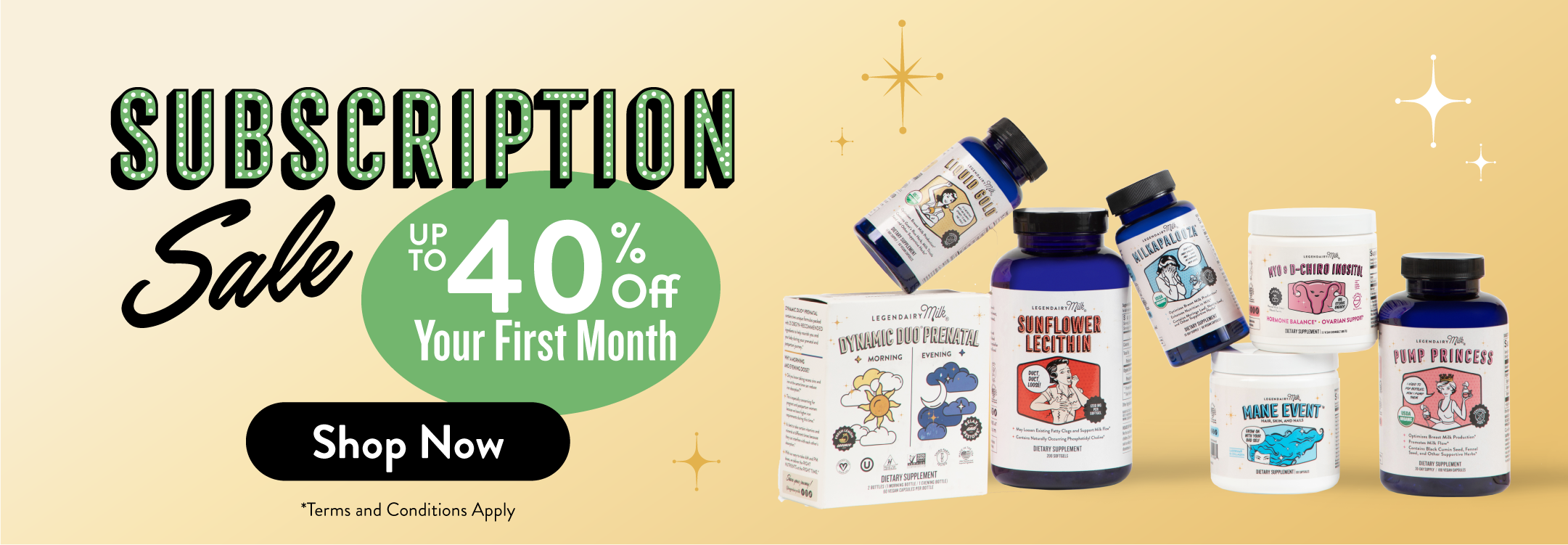 Subscription sale! Save up to 40% off your first month. Terms and conditions apply.