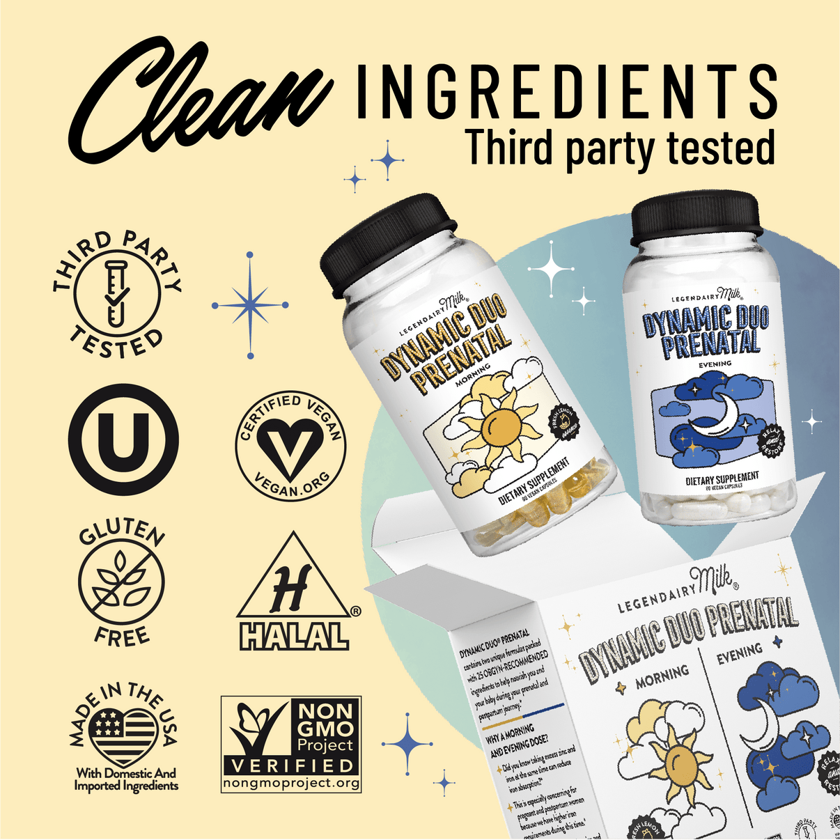 Dynamic Duo AM/PM Prenatal & Postnatal - Legendairy Milk