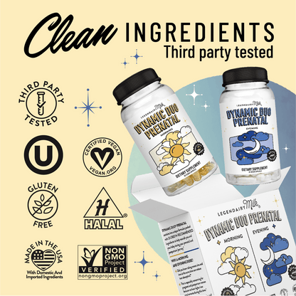Dynamic Duo AM/PM Prenatal & Postnatal - Legendairy Milk