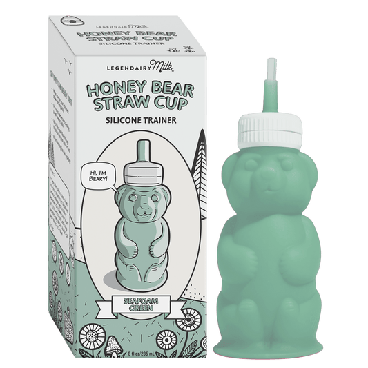 Honey Bear Straw Cup - Legendairy Milk - Seafoam Green