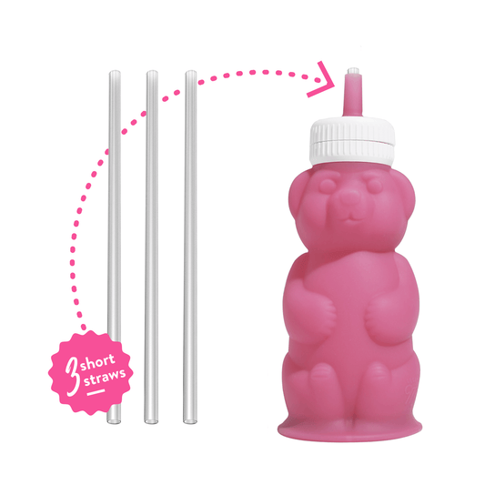 Honey Bear Straw Cup Replacement Straws - Legendairy Milk