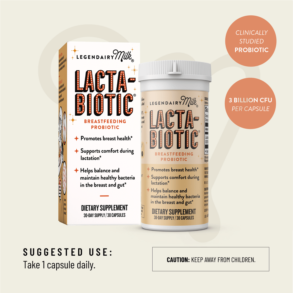Lacta-biotic | Lactation Probiotics | Legendairy Milk