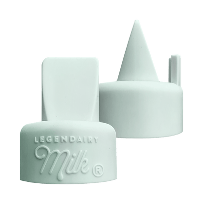 Mini Duckbill Valves with Pull Tab - Compatible with Lansinoh Breast Pumps - Legendairy Milk
