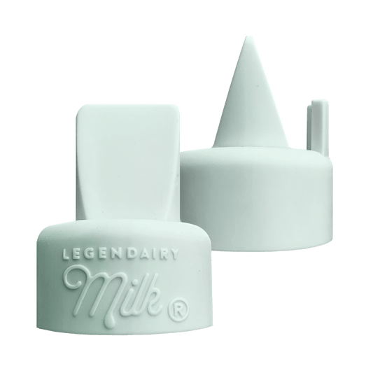 Mini Duckbill Valves with Pull Tab - Compatible with Lansinoh Breast Pumps - Legendairy Milk