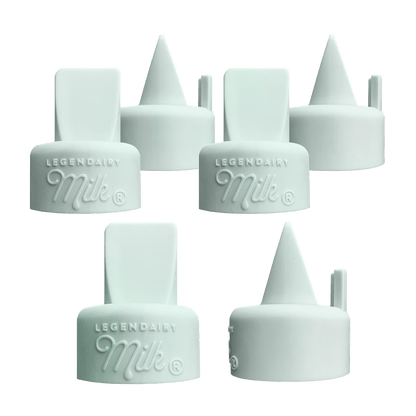 Mini Duckbill Valves with Pull Tab - Compatible with Lansinoh Breast Pumps - Legendairy Milk