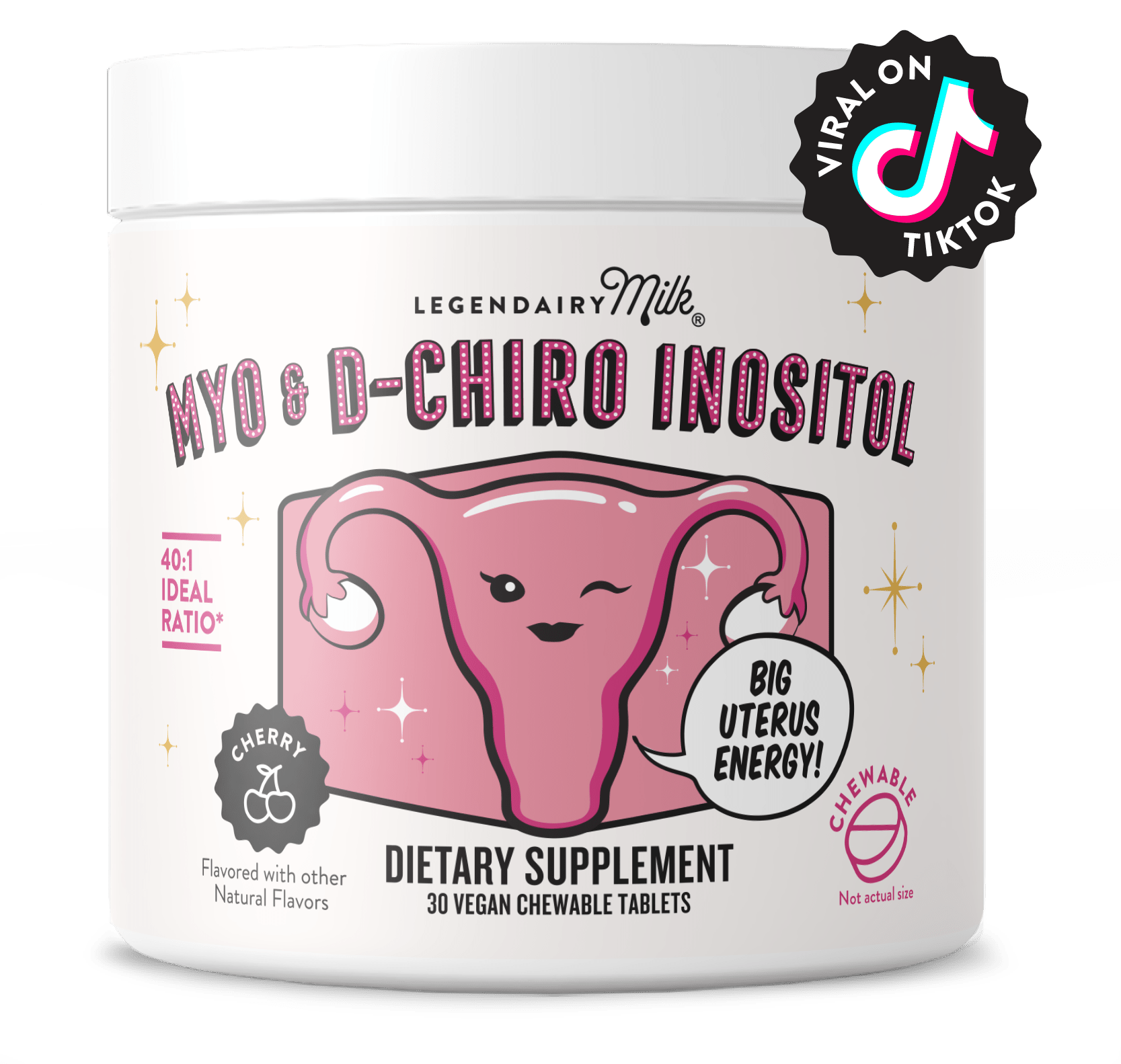 Myo & D - Chiro Inositol Chewable Tablets - Legendairy Milk