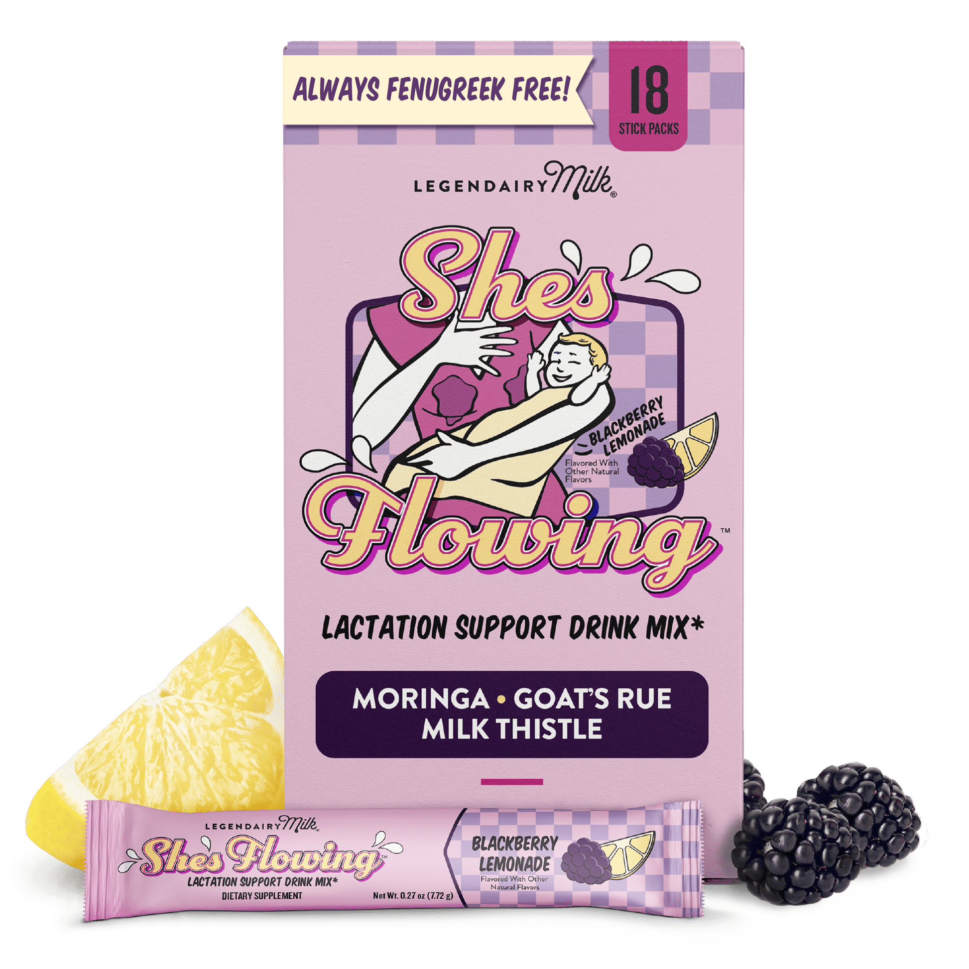 She's Flowing Lactation Drink Mix (6 Month Supply) - Legendairy Milk