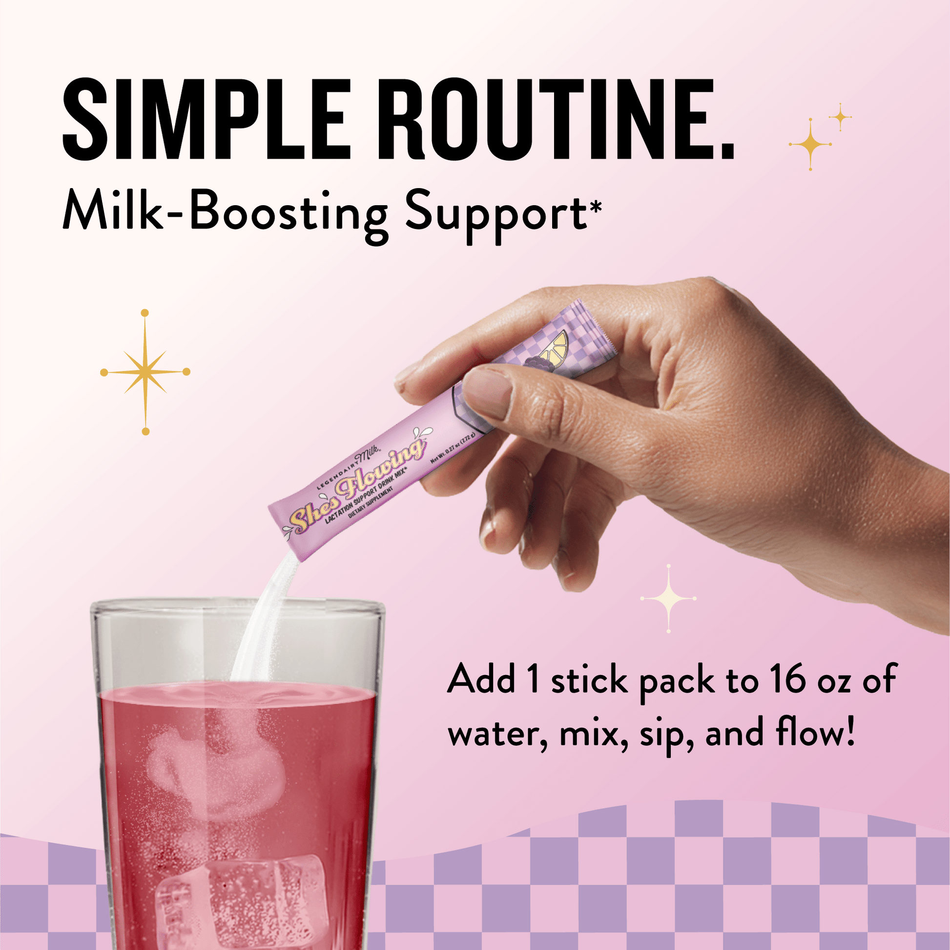 She's Flowing Lactation Drink Mix (6 Month Supply) - Legendairy Milk