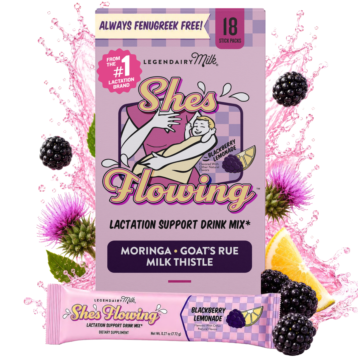 She's Flowing Lactation Drink Mix - Legendairy Milk