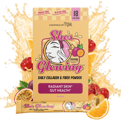 She’s Glowing™ Collagen Peptides & Fiber Powder - Legendairy Milk