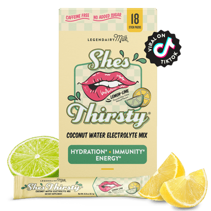 She’s Thirsty® Coconut Water Electrolyte Mix (1 Month Supply) - Legendairy Milk