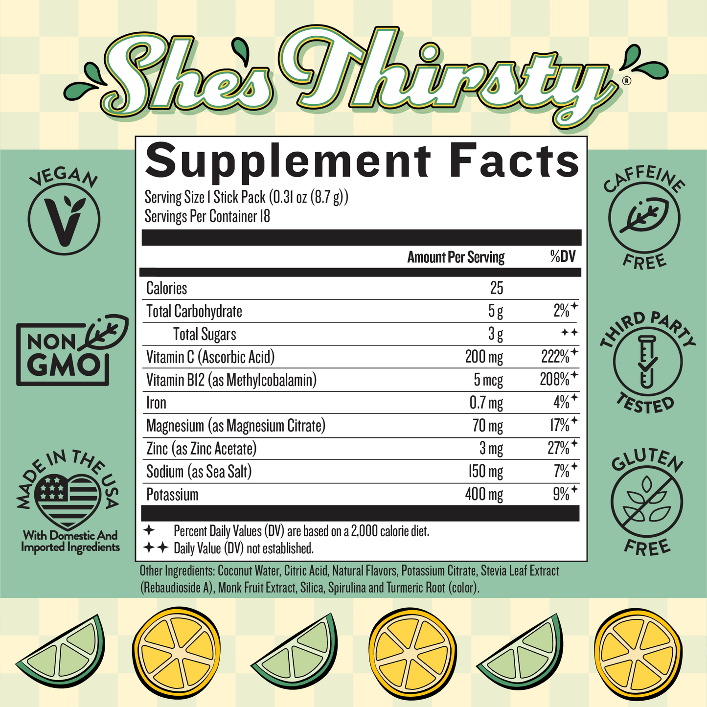 She’s Thirsty® Coconut Water Electrolyte Mix (1 Month Supply) - Legendairy Milk