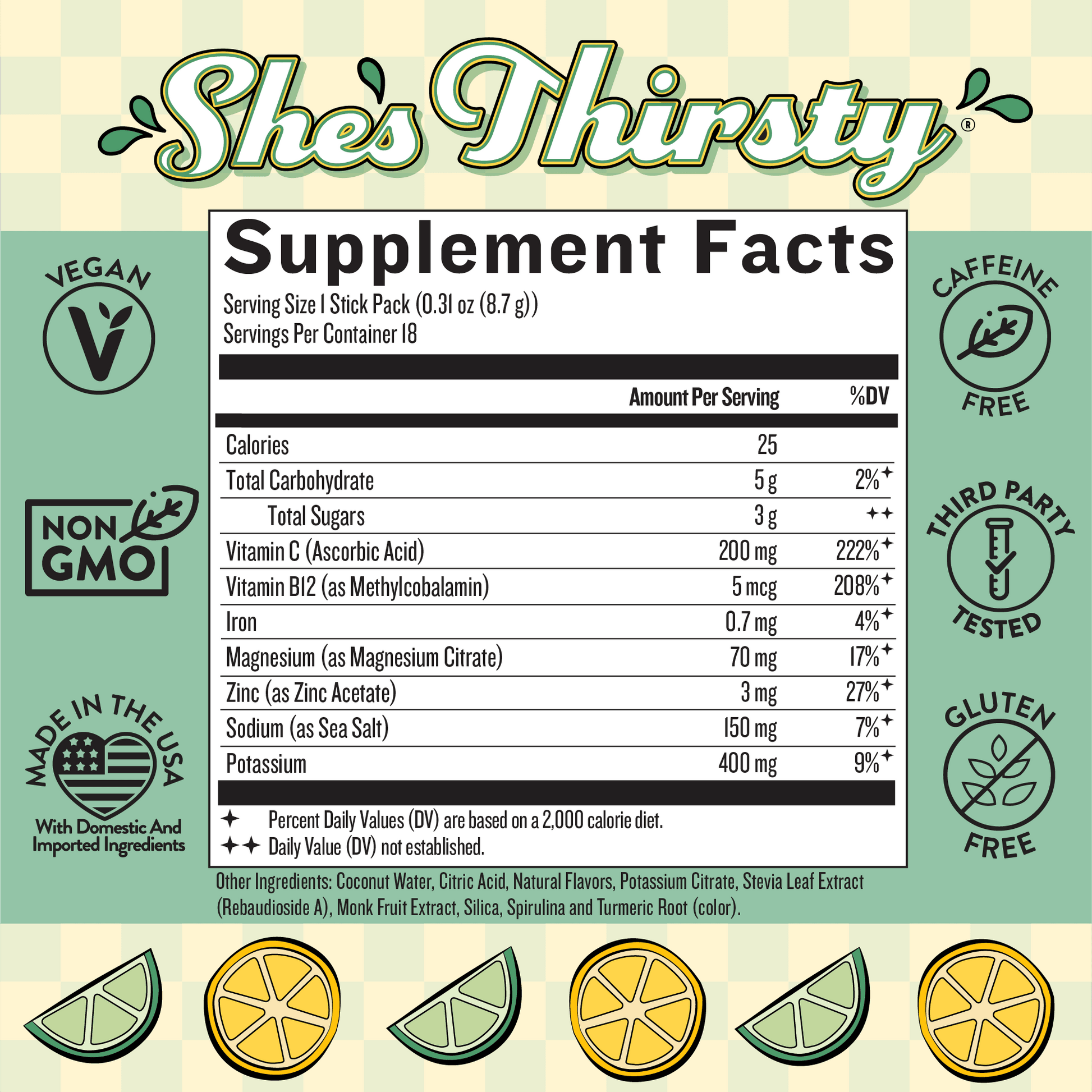 She’s Thirsty® Coconut Water Electrolyte Mix (1 Month Supply) - Legendairy Milk