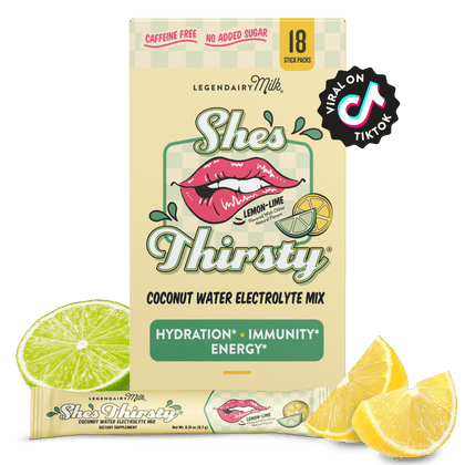 She’s Thirsty® Coconut Water Electrolyte Mix (3 Month Supply) - Legendairy Milk