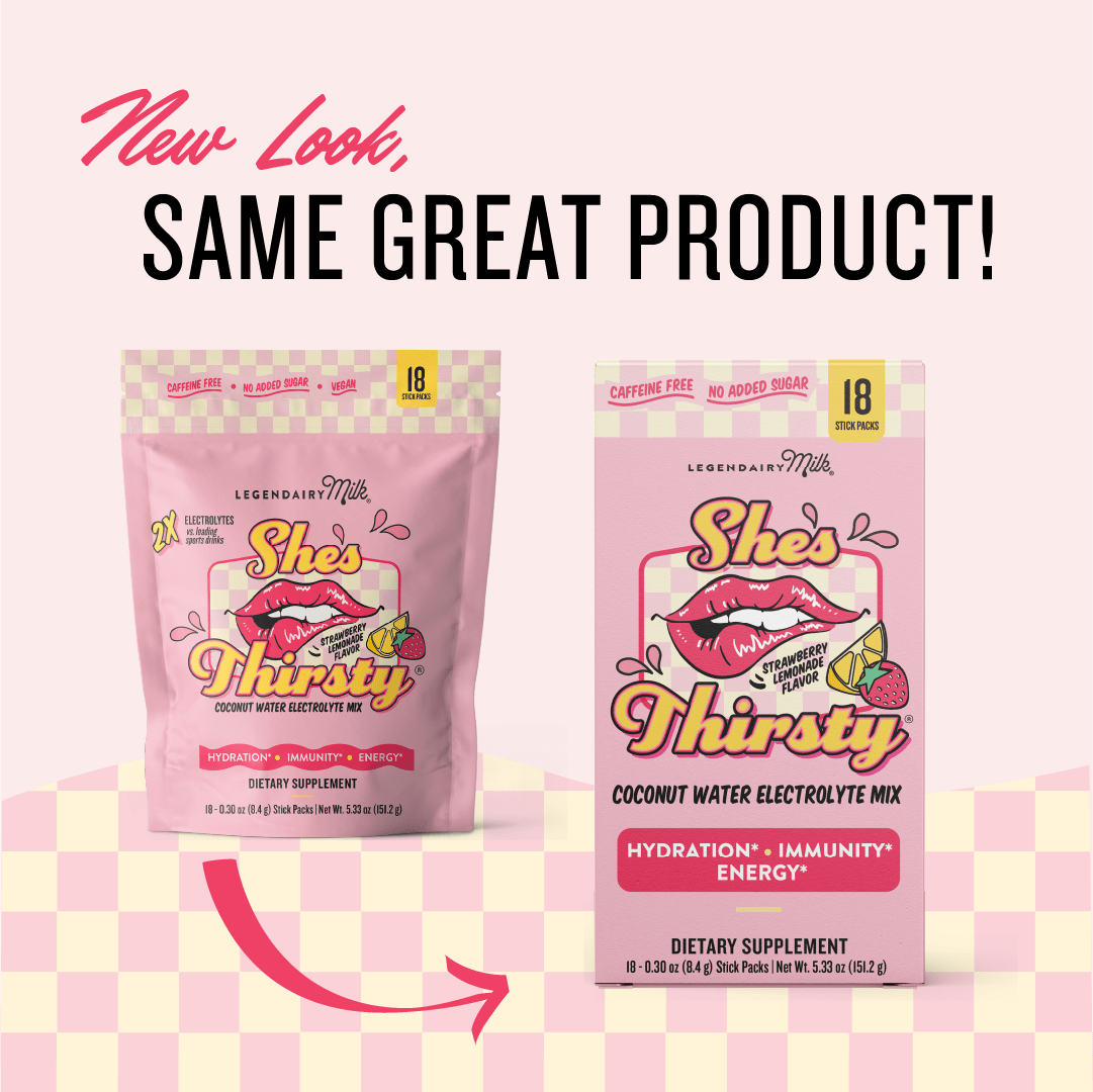 She’s Thirsty Coconut Water Electrolyte Mix - Legendairy Milk