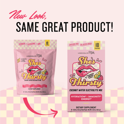 She’s Thirsty Coconut Water Electrolyte Mix - Legendairy Milk
