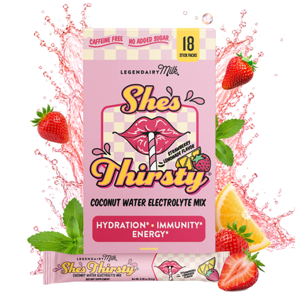She’s Thirsty® Coconut Water Electrolyte Mix - Legendairy Milk