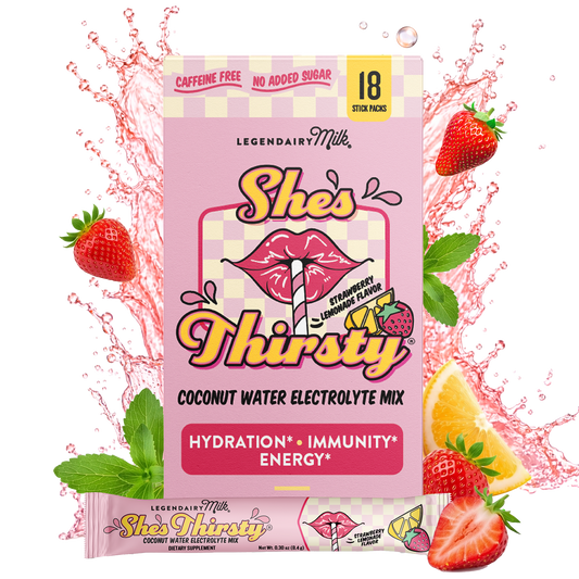 She’s Thirsty® Coconut Water Electrolyte Mix - Legendairy Milk