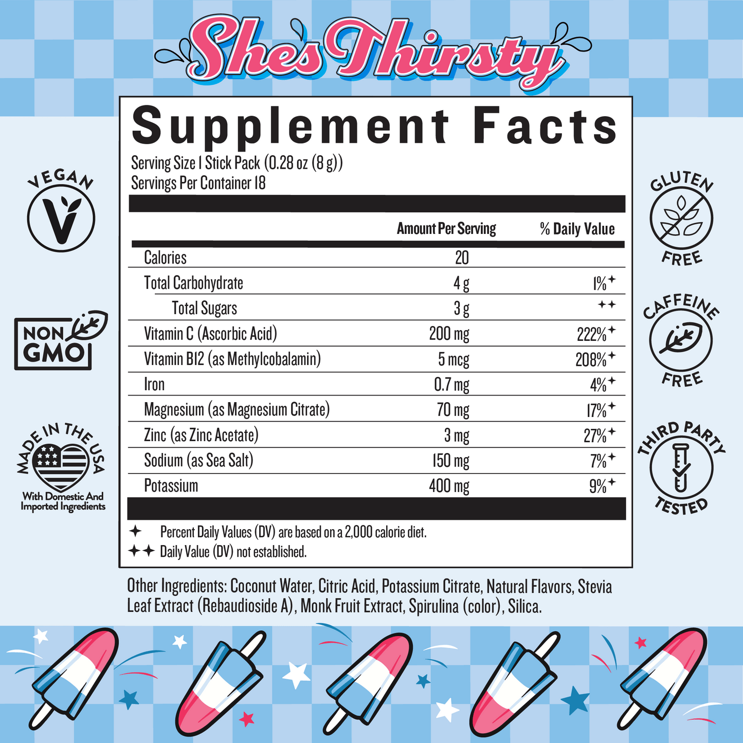 She’s Thirsty® Coconut Water Electrolyte Mix - Legendairy Milk