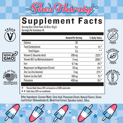 She’s Thirsty® Coconut Water Electrolyte Mix - Legendairy Milk
