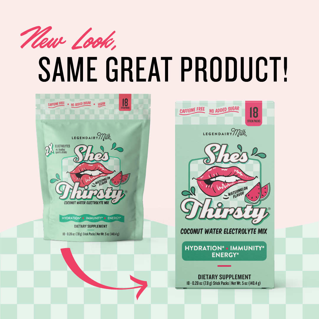 She’s Thirsty Coconut Water Electrolyte Mix - Legendairy Milk